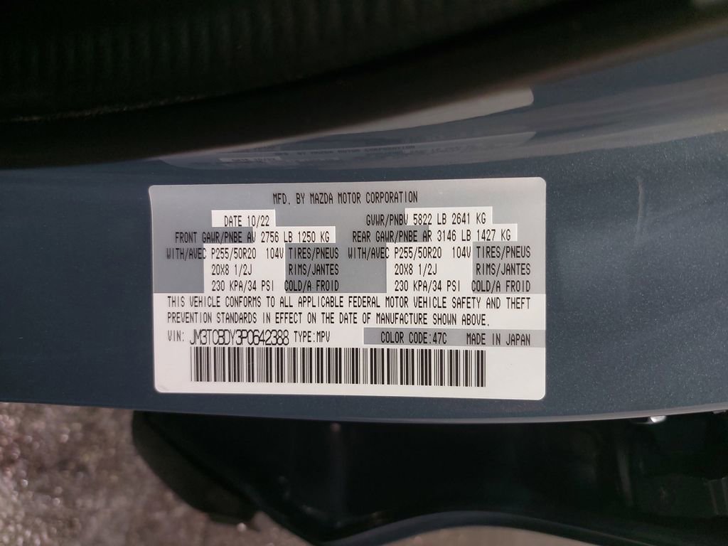 Used 2023 MAZDA CX-9 Carbon Edition image 65