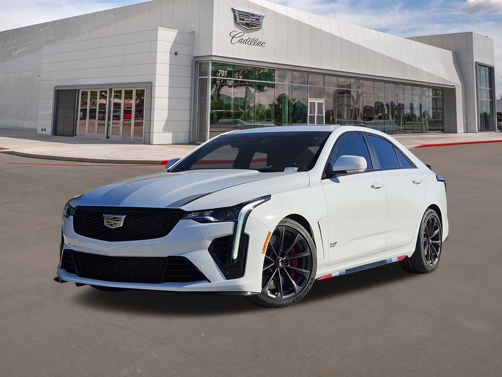 New 2026 Cadillac CT4 V Blackwing w/ LPO, Red Accent Package RWD image 1