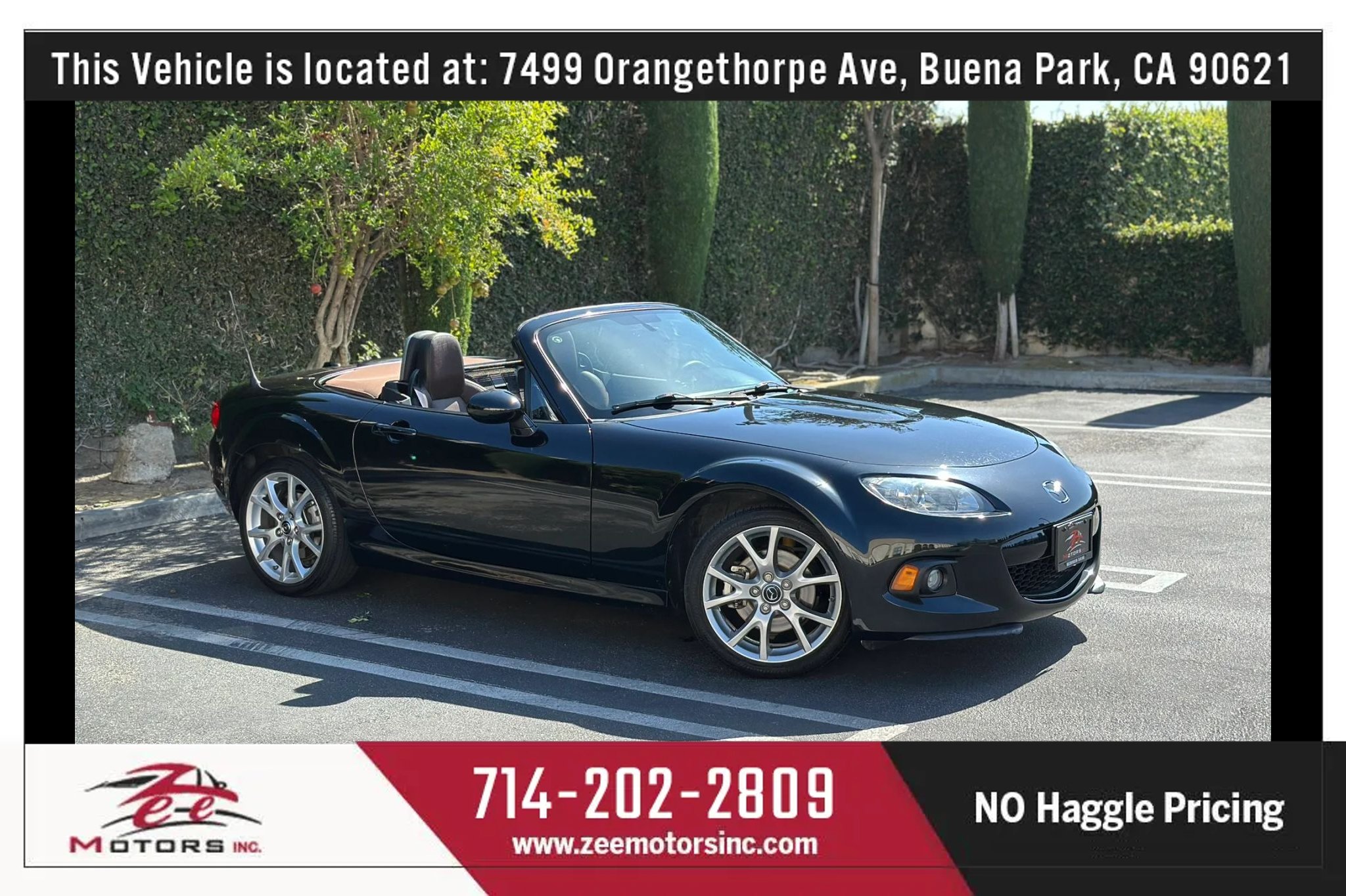 Used 2015 MAZDA MX-5 Miata Grand Touring w/ Premium Package RWD image 1