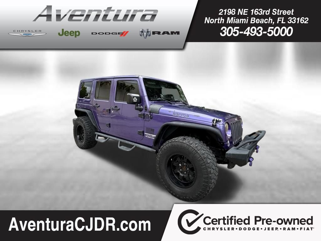 Used 2017 Jeep Wrangler Unlimited Rubicon w/ Connectivity Group AWD/4WD image 1