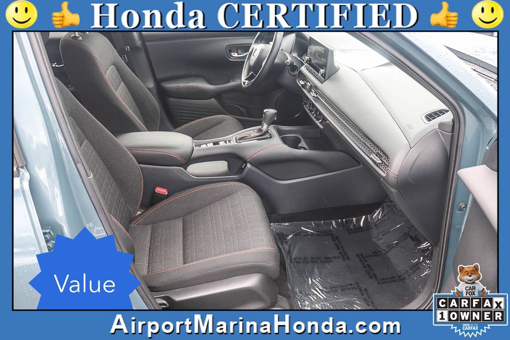 Certified 2025 Honda HR-V Sport image 16