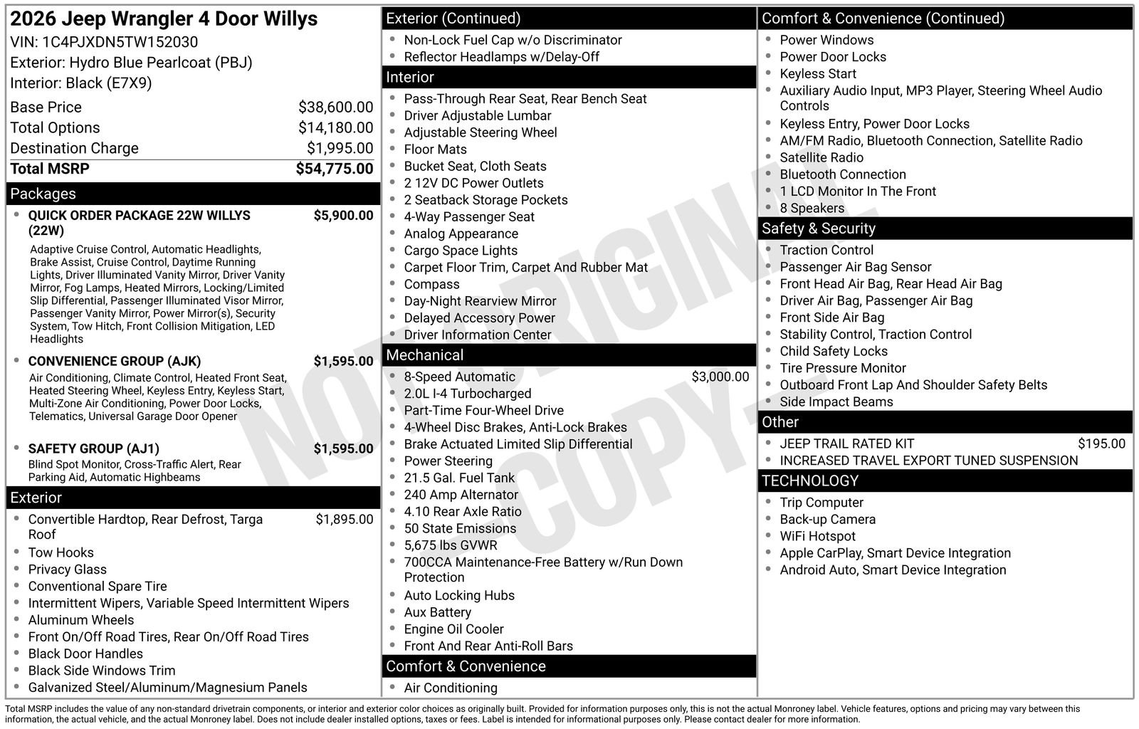 New 2026 Jeep Wrangler Willys image 33