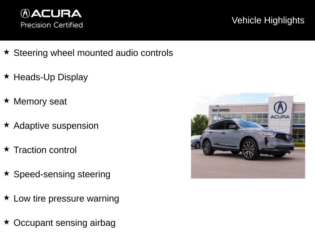 Certified 2025 Acura RDX A-Spec w/ Advance Package AWD/4WD image 9
