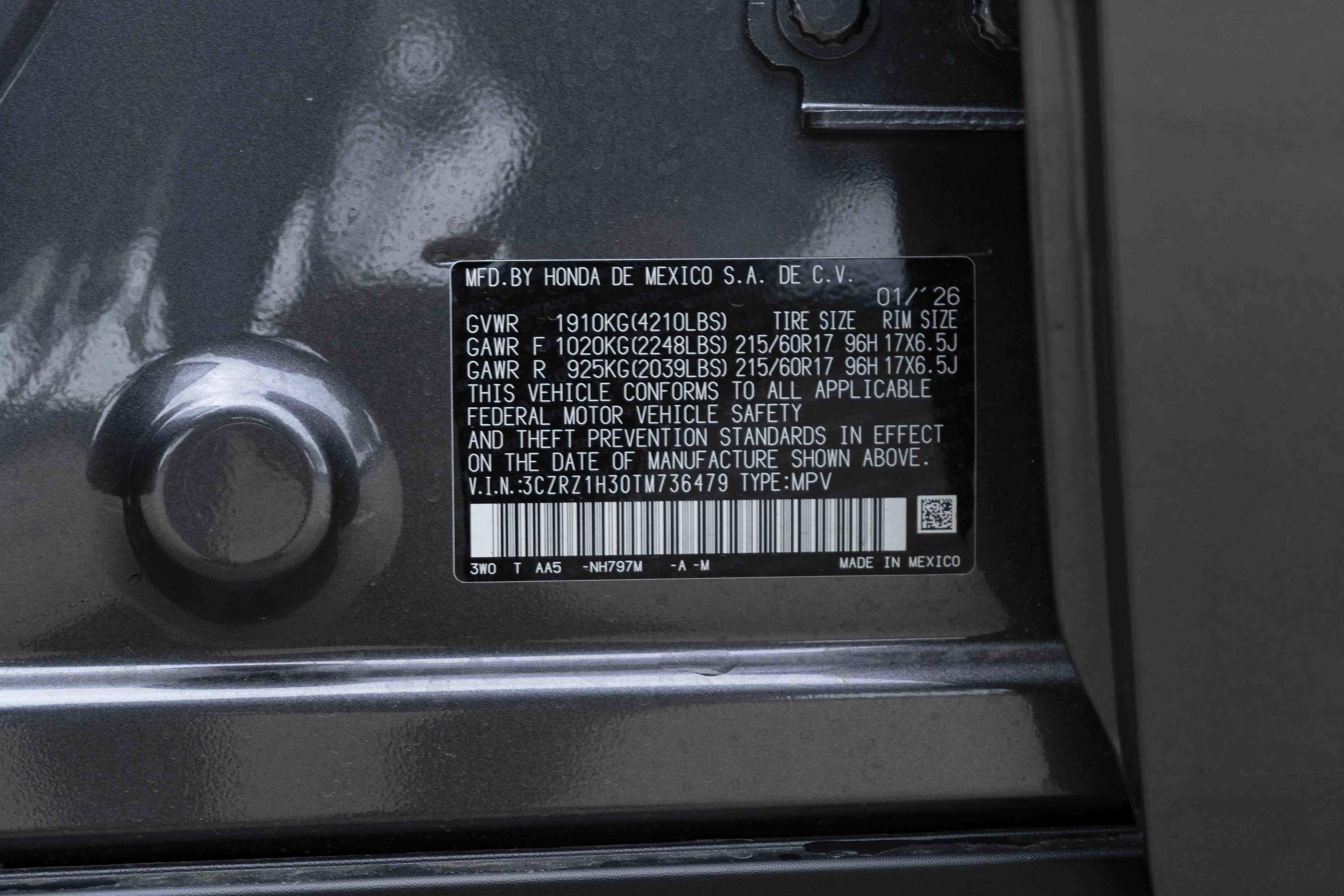 Used 2026 Honda HR-V LX image 43