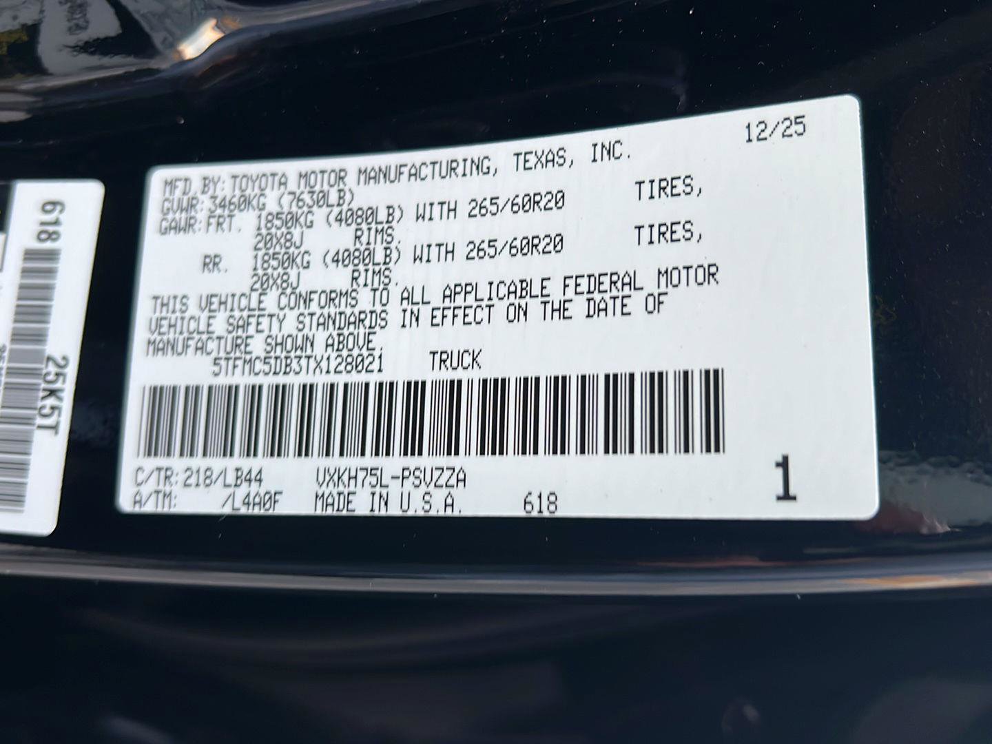 New 2026 Toyota Tundra 1794 Edition image 40