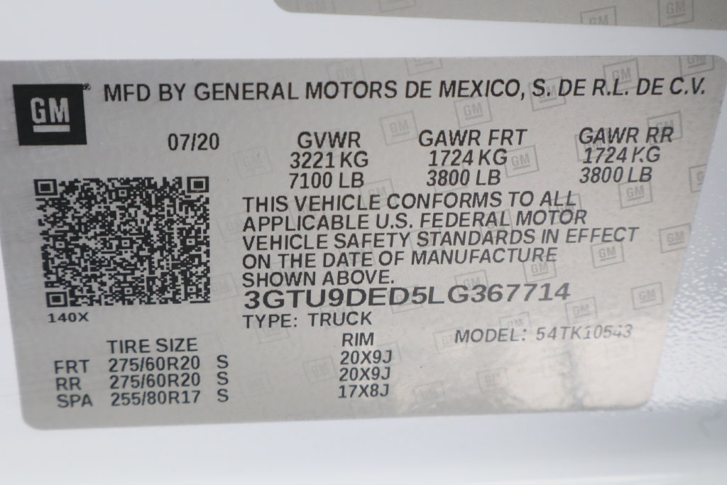 Certified 2020 GMC Sierra 1500 SLT w/ SLT Premium Plus Package AWD/4WD image 35