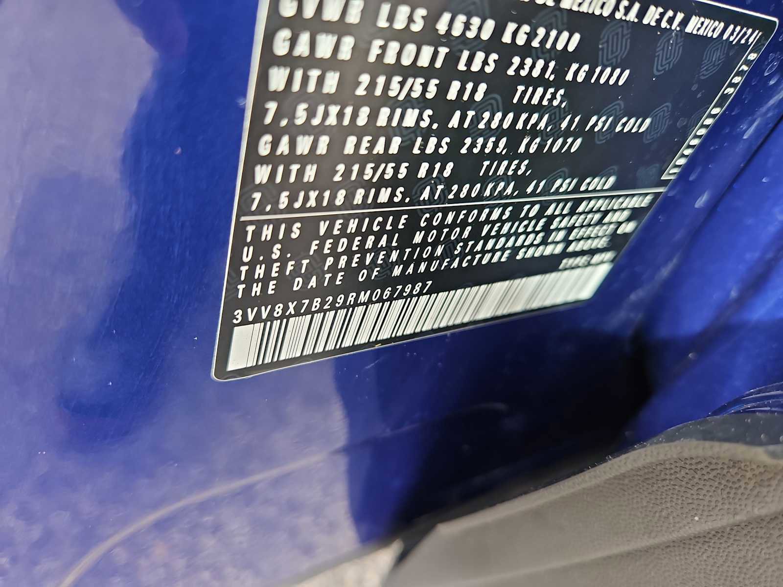 Certified 2024 Volkswagen Taos S AWD/4WD image 32