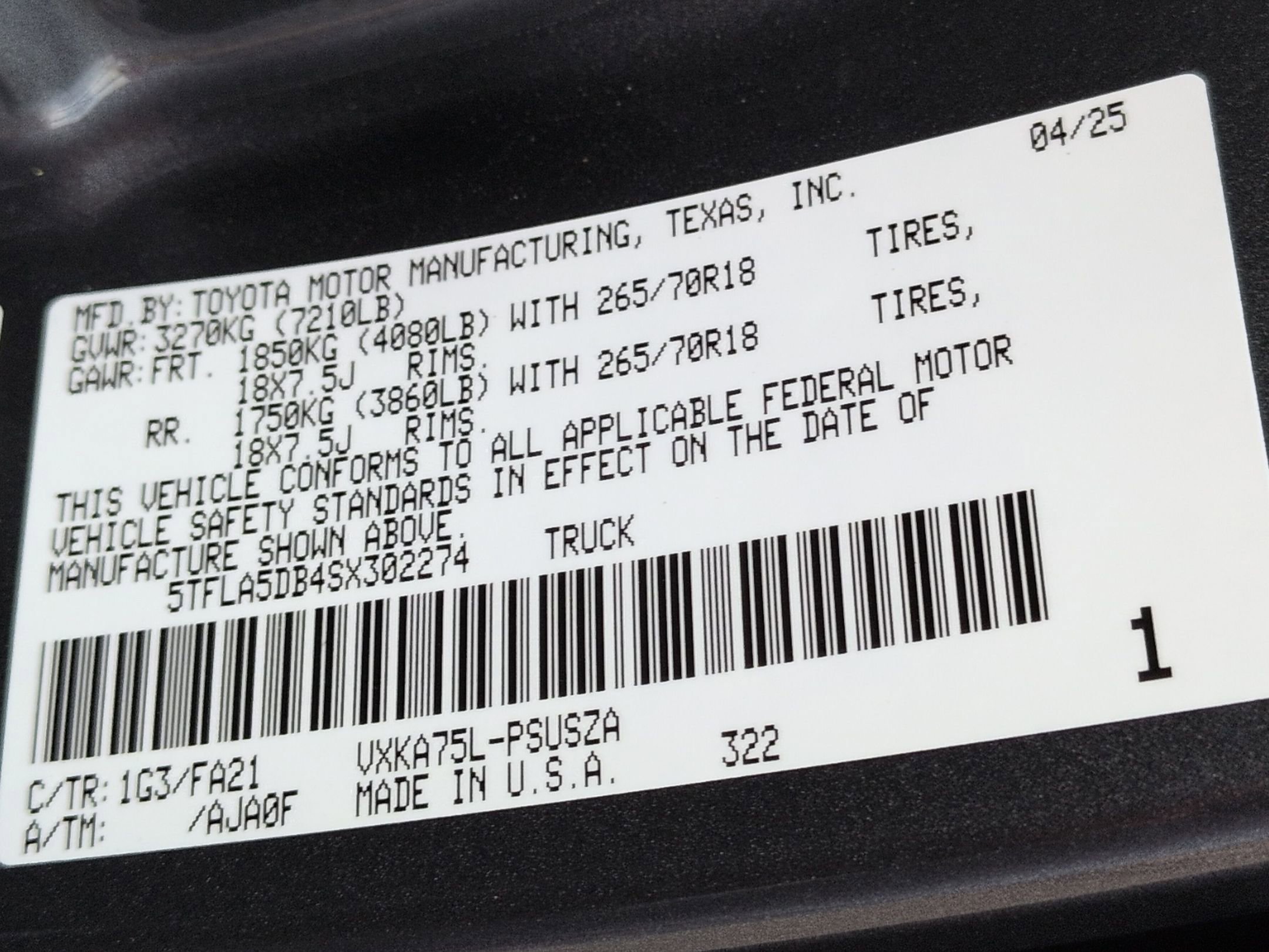 Used 2025 Toyota Tundra SR5 w/ SR5 Convenience Package image 35