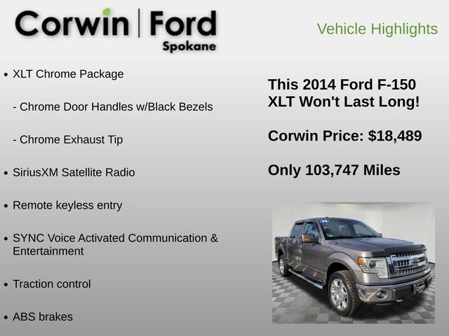 Used 2014 Ford F150 XLT w/ Equipment Group 302A Luxury image 24