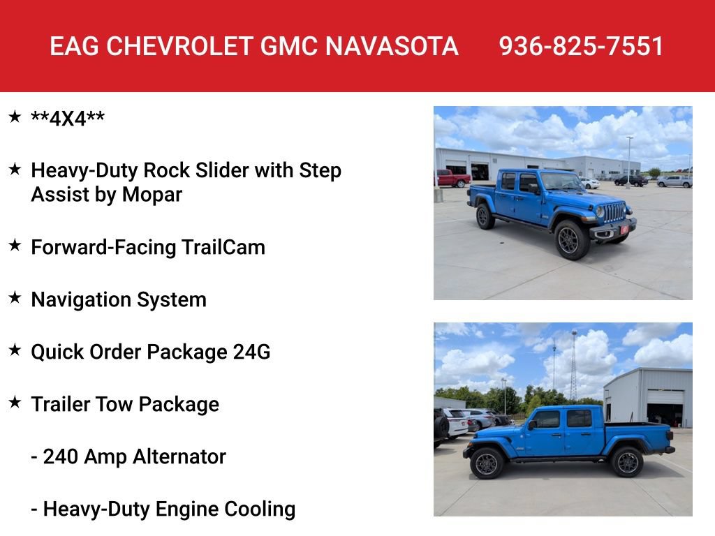 Used 2022 Jeep Gladiator Overland w/ LED Lighting Group AWD/4WD image 8