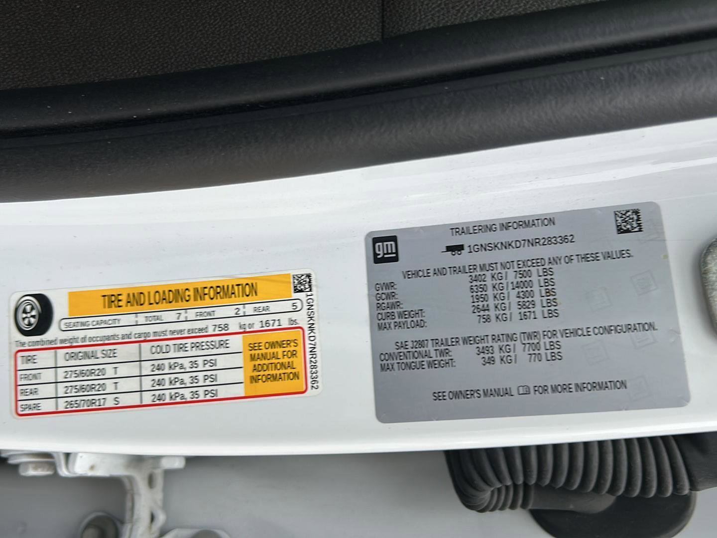 Used 2022 Chevrolet Tahoe LT w/ Luxury Package image 18