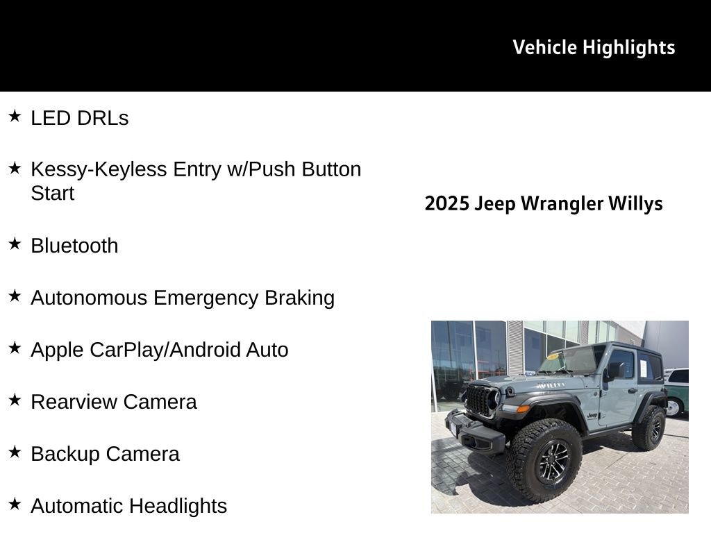 Used 2025 Jeep Wrangler Willys image 24