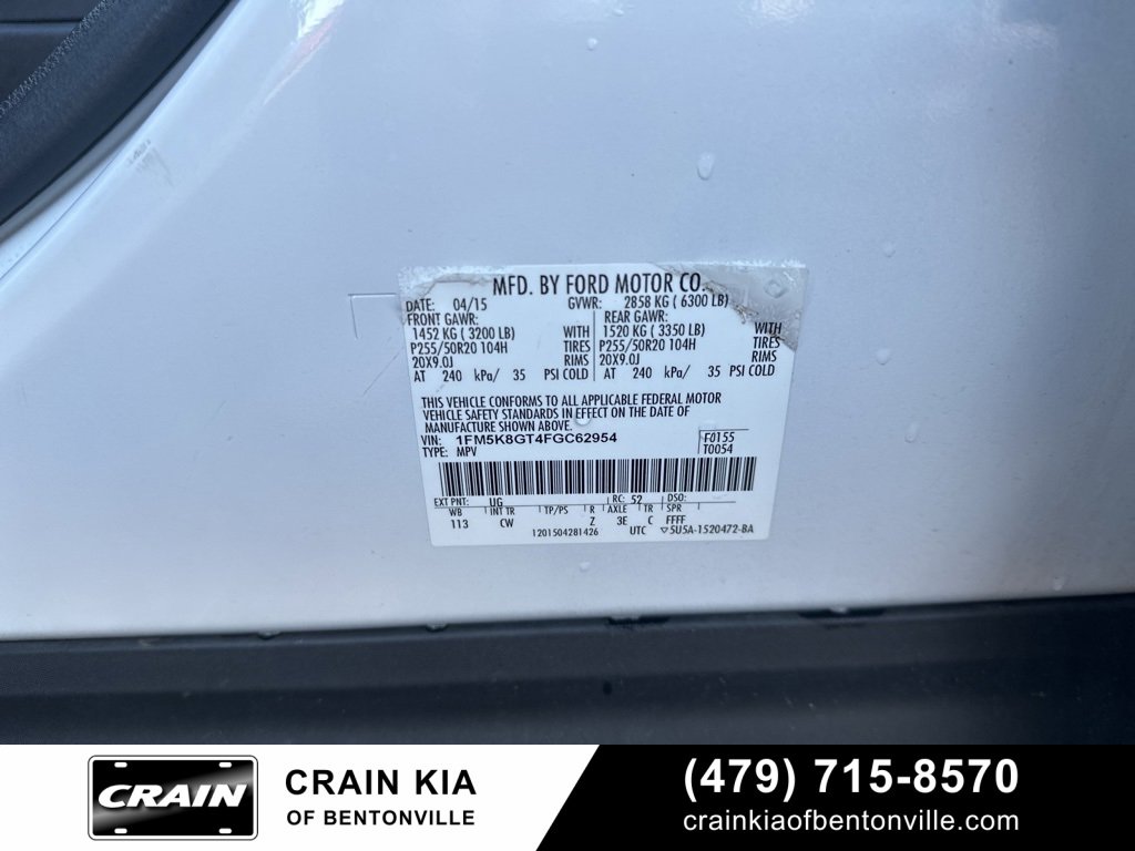 Used 2015 Ford Explorer Sport w/ Equipment Group 401A image 18