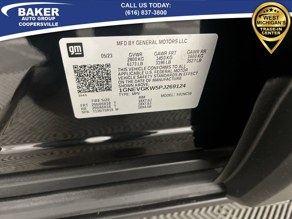 Used 2023 Chevrolet Traverse LT w/ LPO, Floor Liner Package image 32