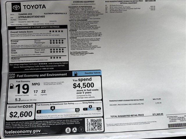 New 2026 Toyota Tundra Platinum AWD/4WD image 25