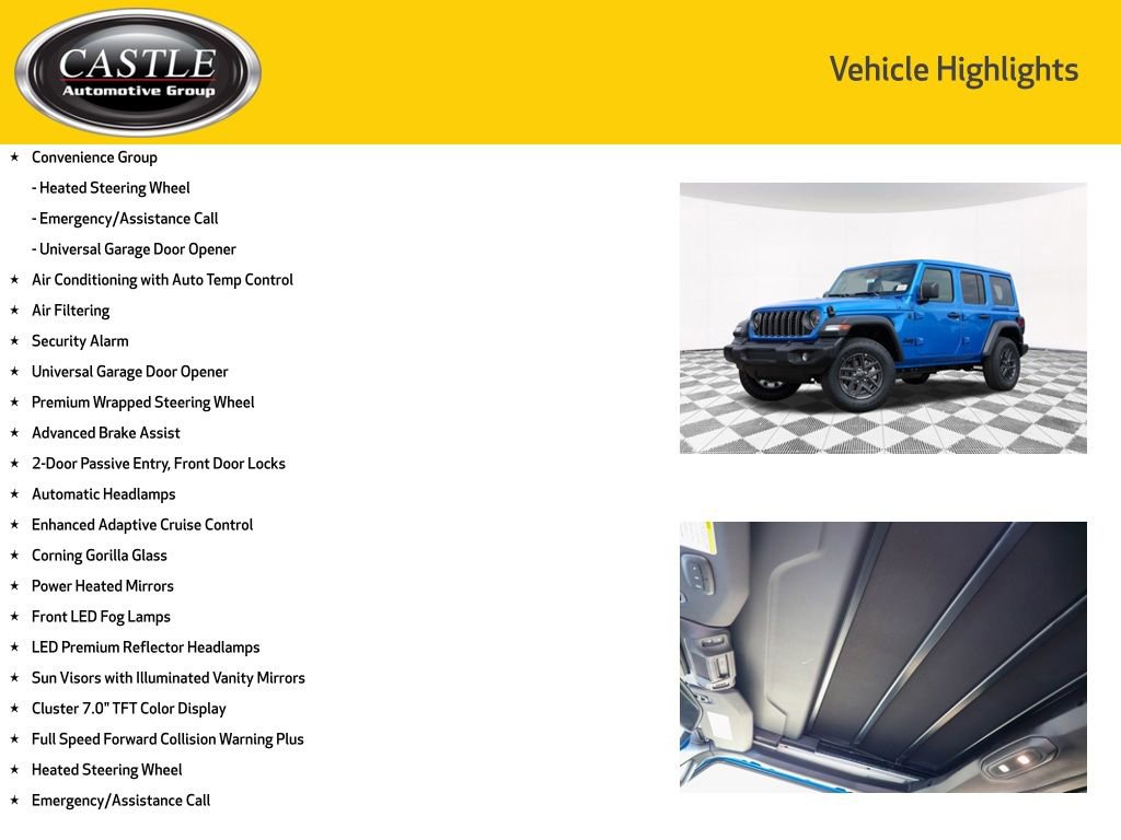 New 2026 Jeep Wrangler Unlimited Sport AWD/4WD image 6