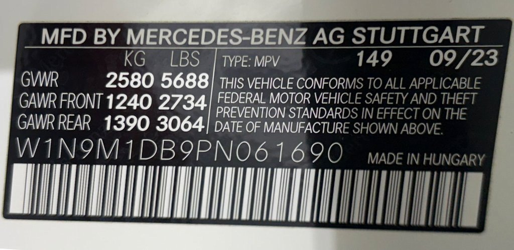 Certified 2023 Mercedes-Benz EQB 350 4MATIC SUV w/ AMG Night Package image 35