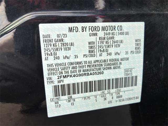 Used 2024 Ford Edge SE w/ Black Appearance Package image 19