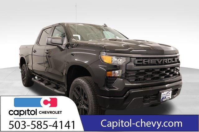 New 2026 Chevrolet Silverado 1500 Custom Trail Boss w/ Turbomax Blackout Package