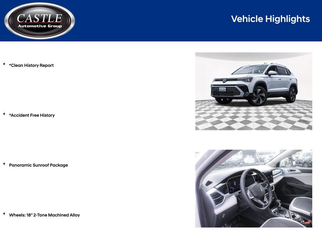 Used 2025 Volkswagen Taos SE image 3