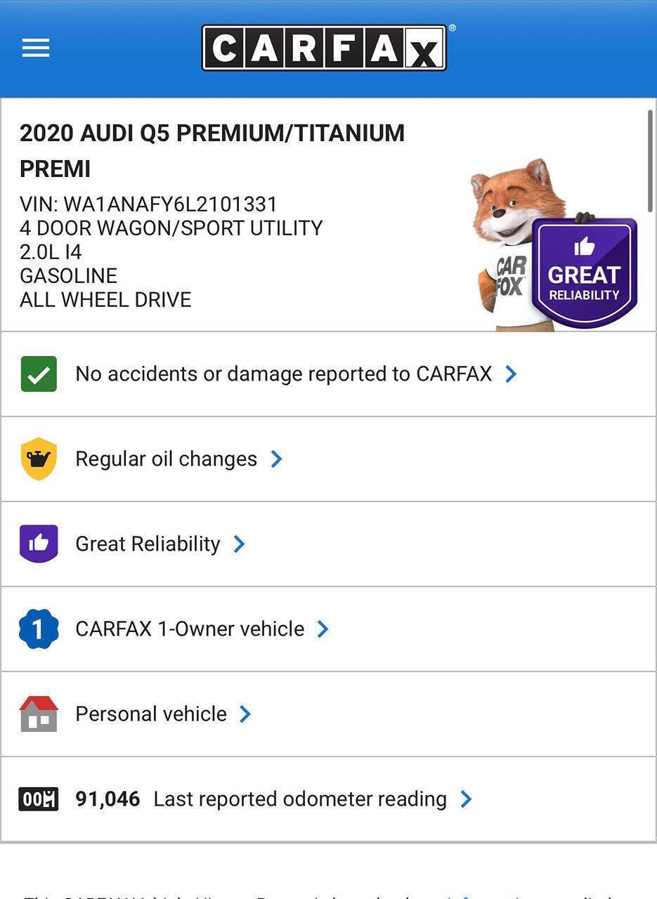 Used 2020 Audi Q5 2.0T Premium w/ Titanium Sport Package image 3