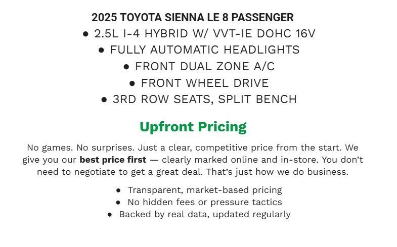 Used 2025 Toyota Sienna LE image 31