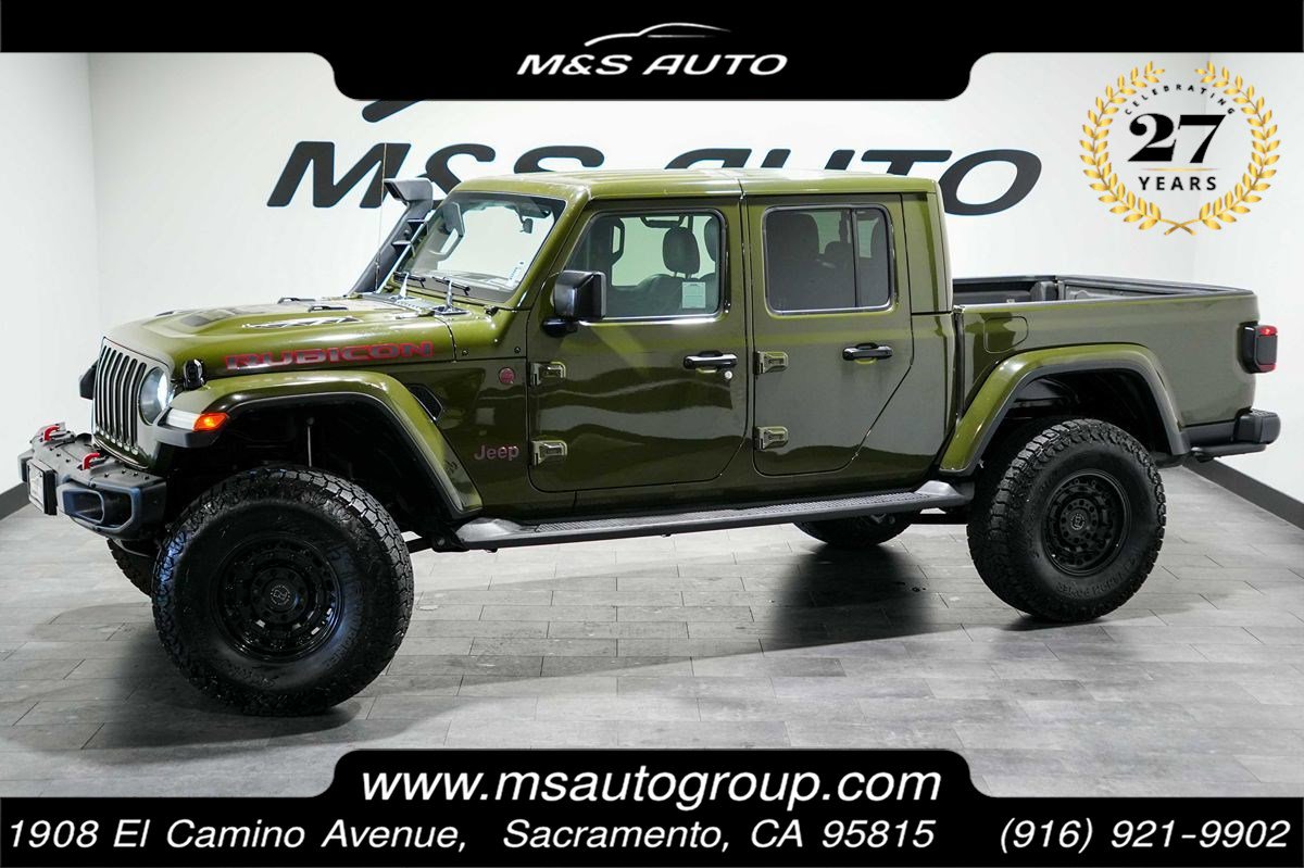Used 2021 Jeep Gladiator Rubicon w/ LED Lighting Group image 1