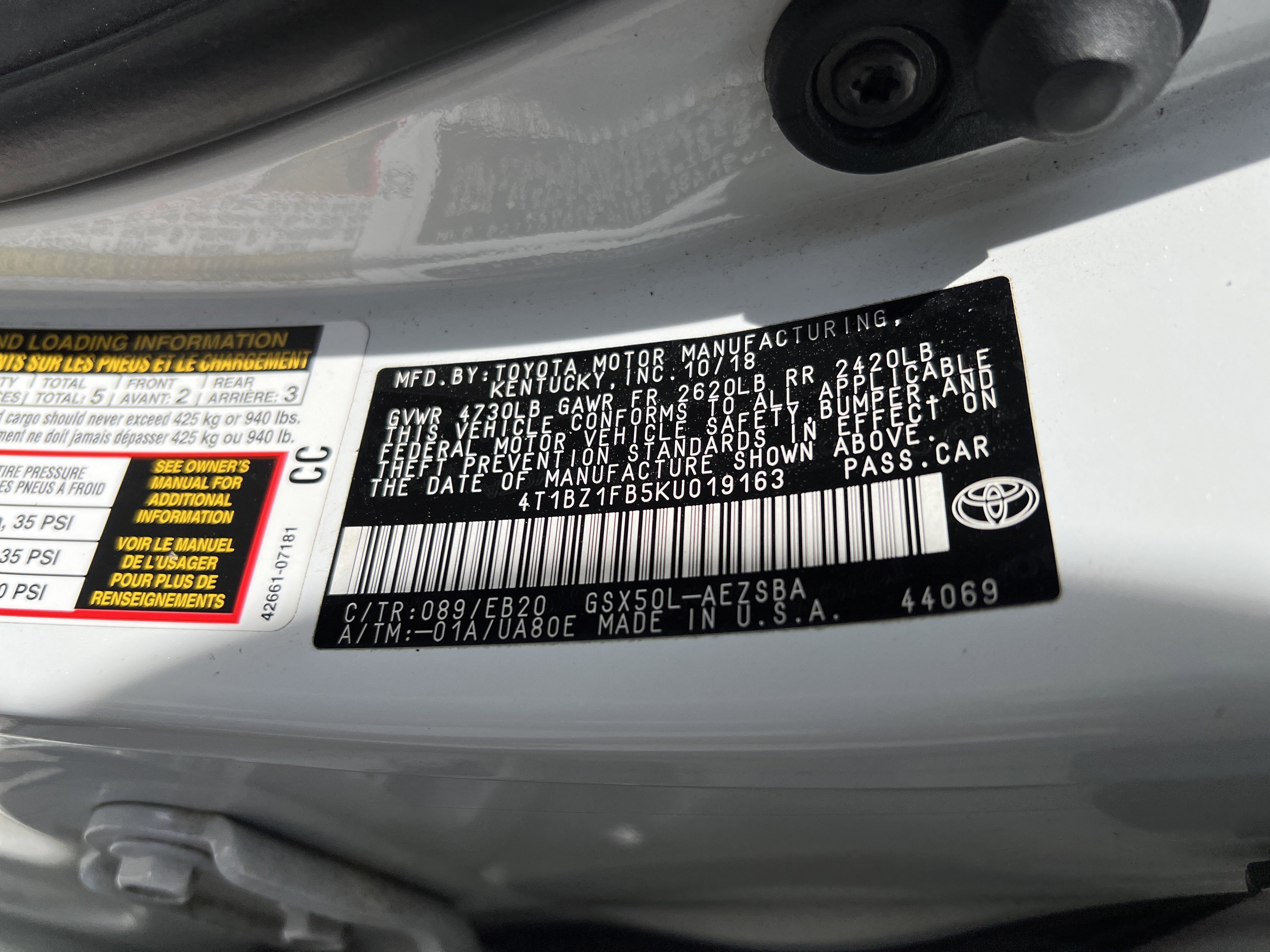 Used 2019 Toyota Avalon Touring FWD image 36