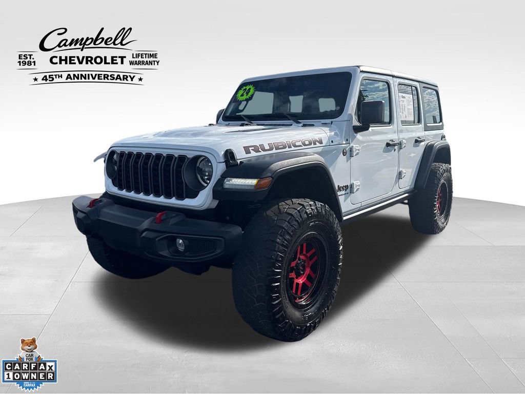 Used 2024 Jeep Wrangler Unlimited Rubicon w/ Convenience Group AWD/4WD 360° Tour