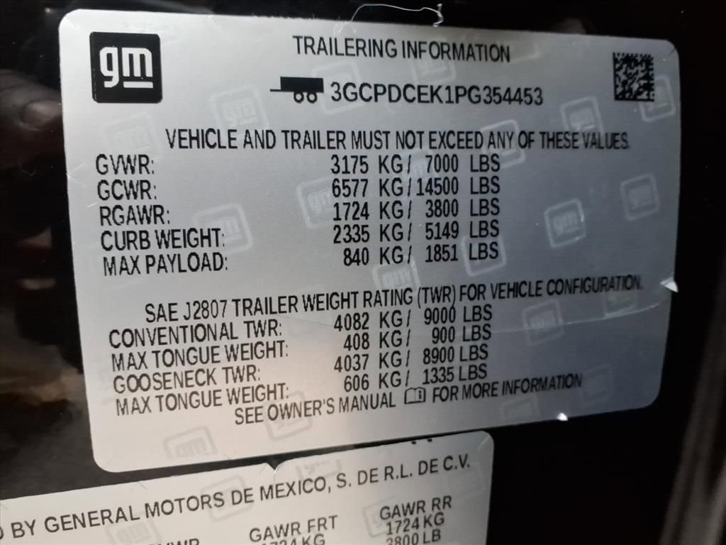 Certified 2023 Chevrolet Silverado 1500 Custom Trail Boss image 20