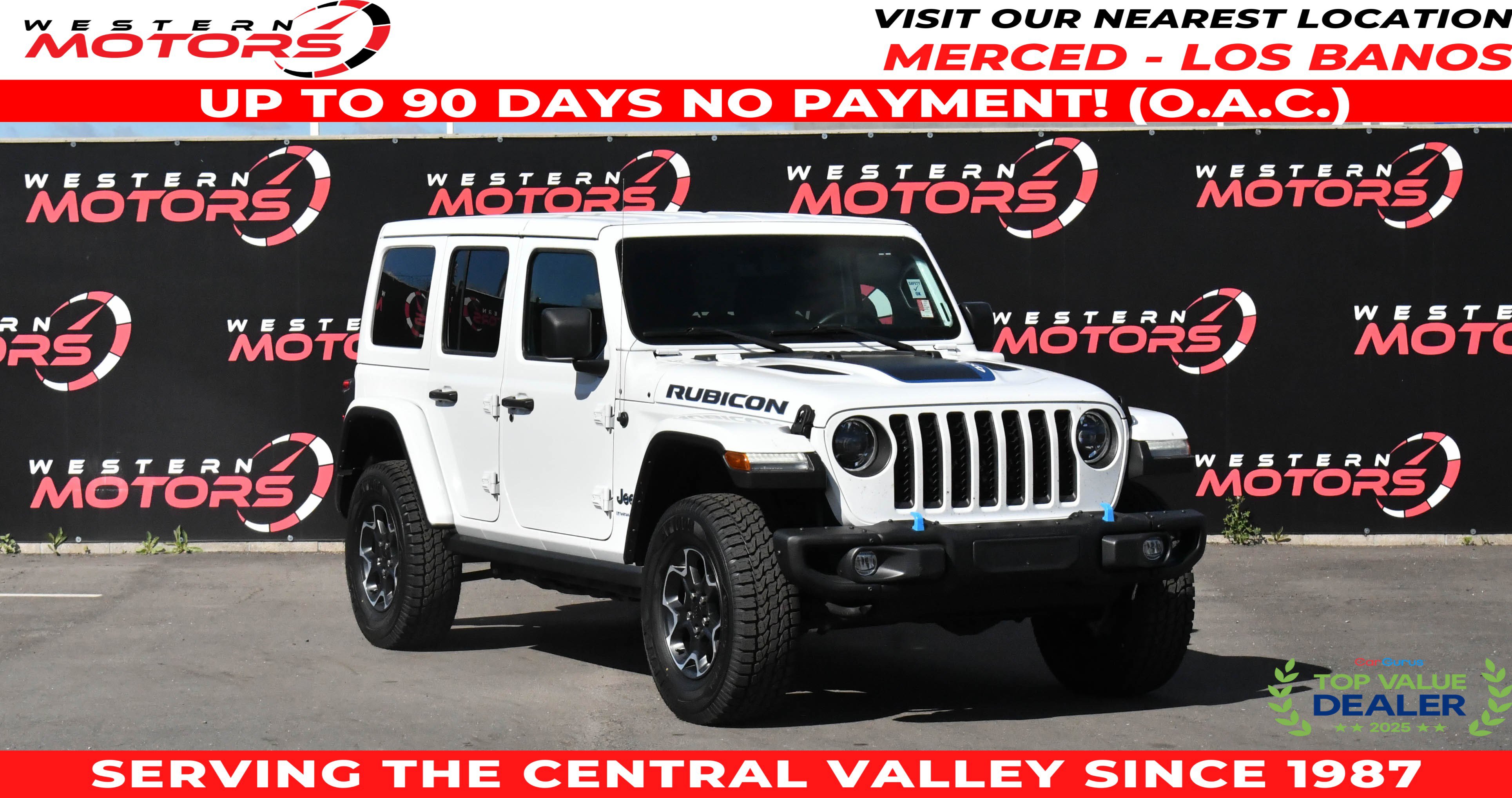 Used 2023 Jeep Wrangler Unlimited Rubicon 4xe w/ Steel Bumper Group image 1