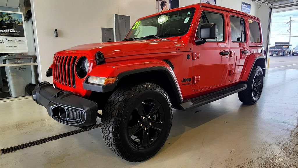 Used 2021 Jeep Wrangler Unlimited Sahara AWD/4WD image 4