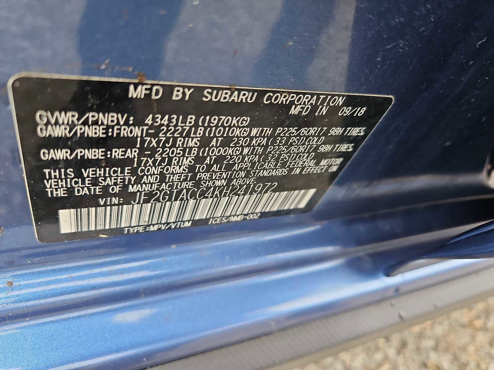 Used 2019 Subaru Crosstrek 2.0i Premium image 14