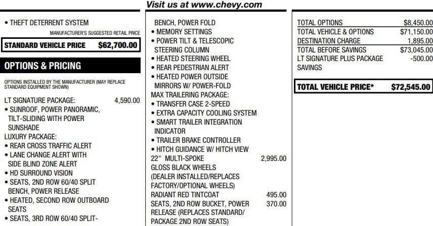 Certified 2023 Chevrolet Tahoe LT w/ LT Signature Package AWD/4WD image 2