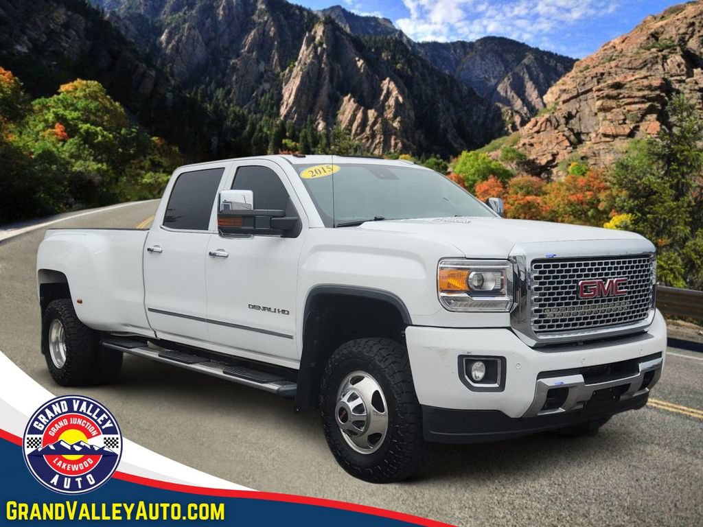 Used 2015 GMC Sierra 3500 Denali w/ Duramax Plus Package AWD/4WD image 1