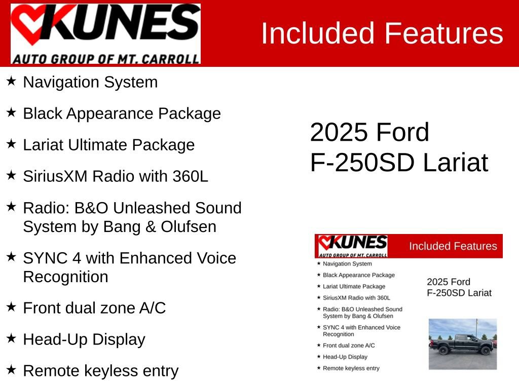 Used 2025 Ford F250 Lariat w/ Lariat Ultimate Package AWD/4WD image 3