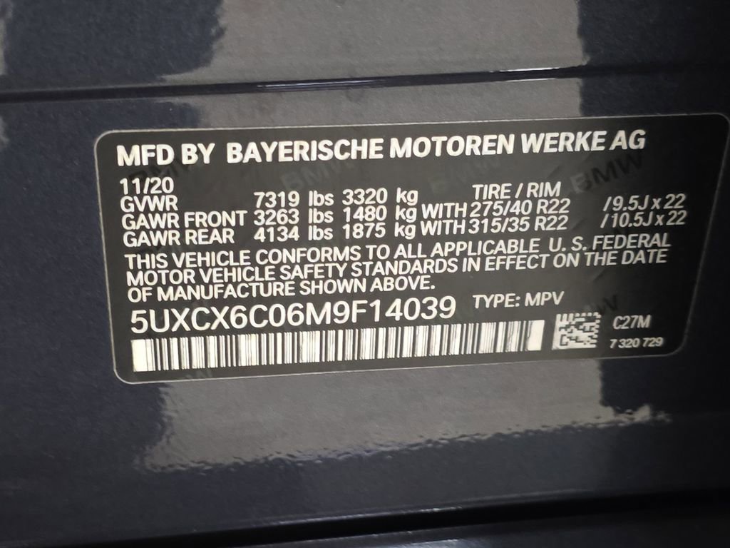 Used 2021 BMW X7 M50i w/ Dynamic Handling Package AWD/4WD image 34
