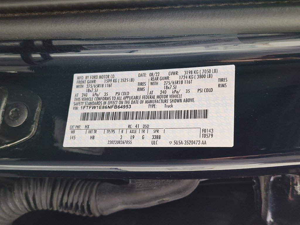 Used 2022 Ford F150 Lariat AWD/4WD image 40