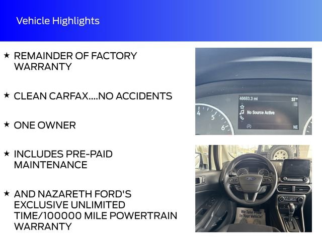 Used 2022 Ford EcoSport SE image 16