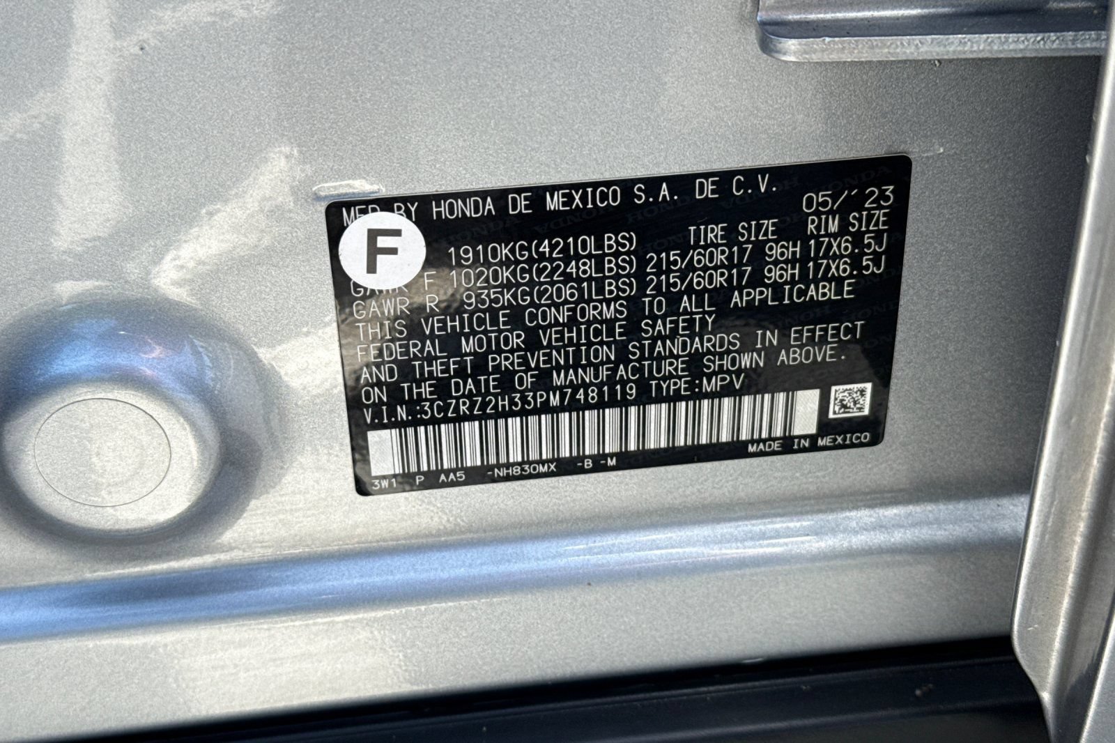 Used 2023 Honda HR-V LX image 39