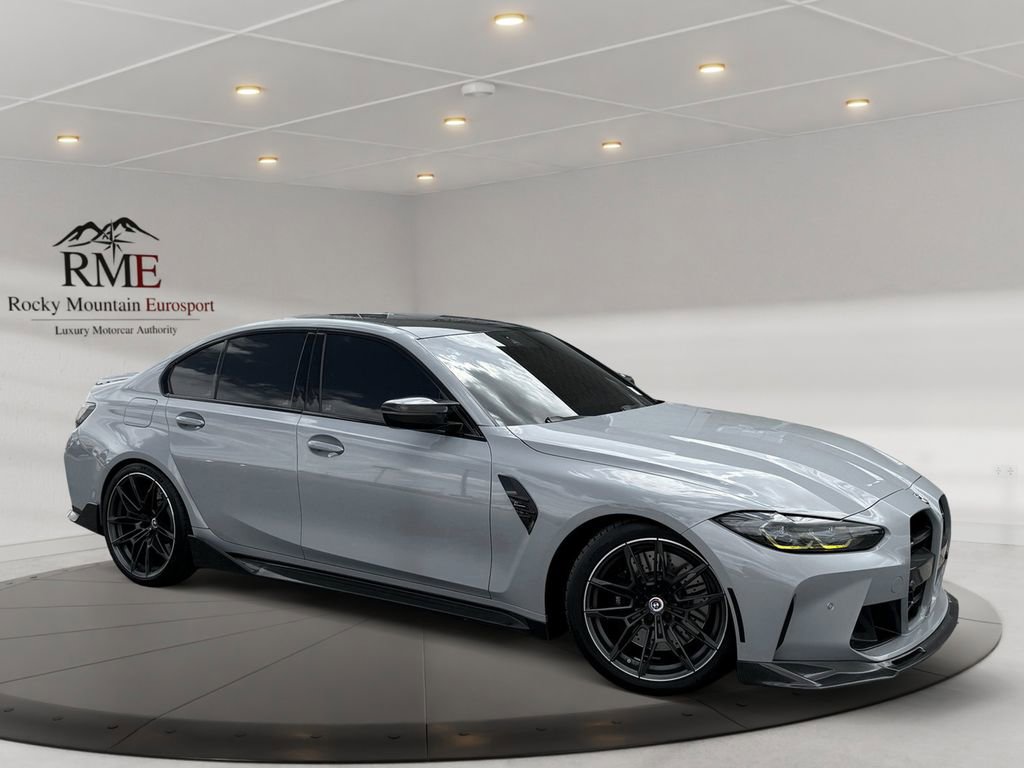 Used 2023 BMW M3 Competition w/ M Carbon Exterior Package RWD image 1