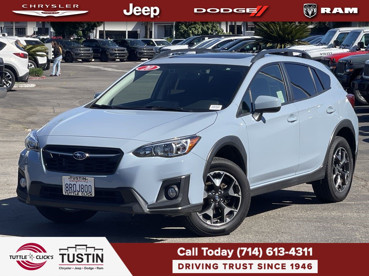Used 2020 Subaru Crosstrek 2.0i Premium w/ Moonroof Package 1 AWD/4WD image 1