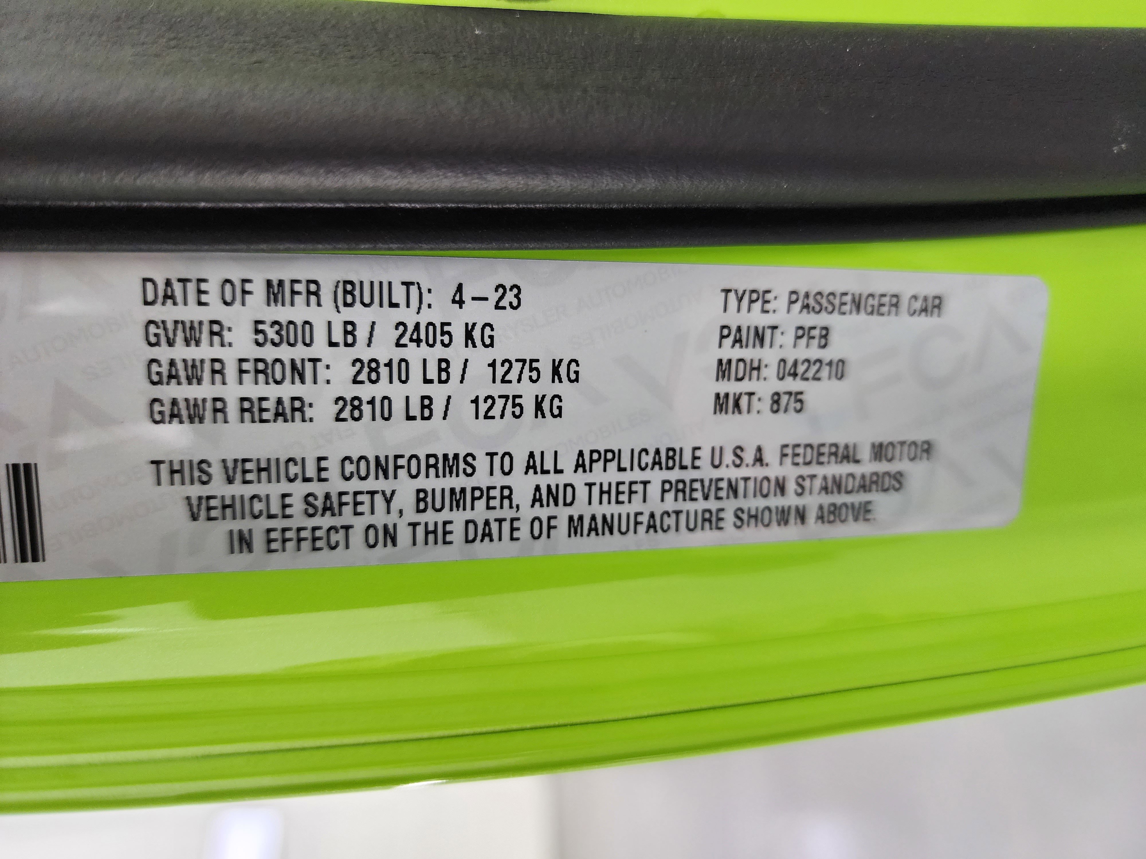 Used 2023 Dodge Challenger R/T Scat Pack RWD image 71