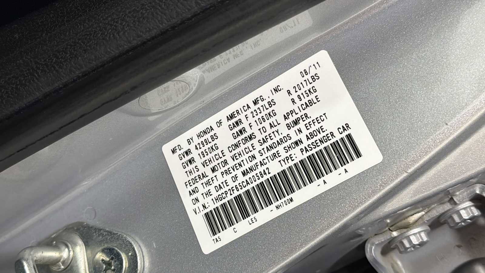 Used 2012 Honda Accord SE image 11