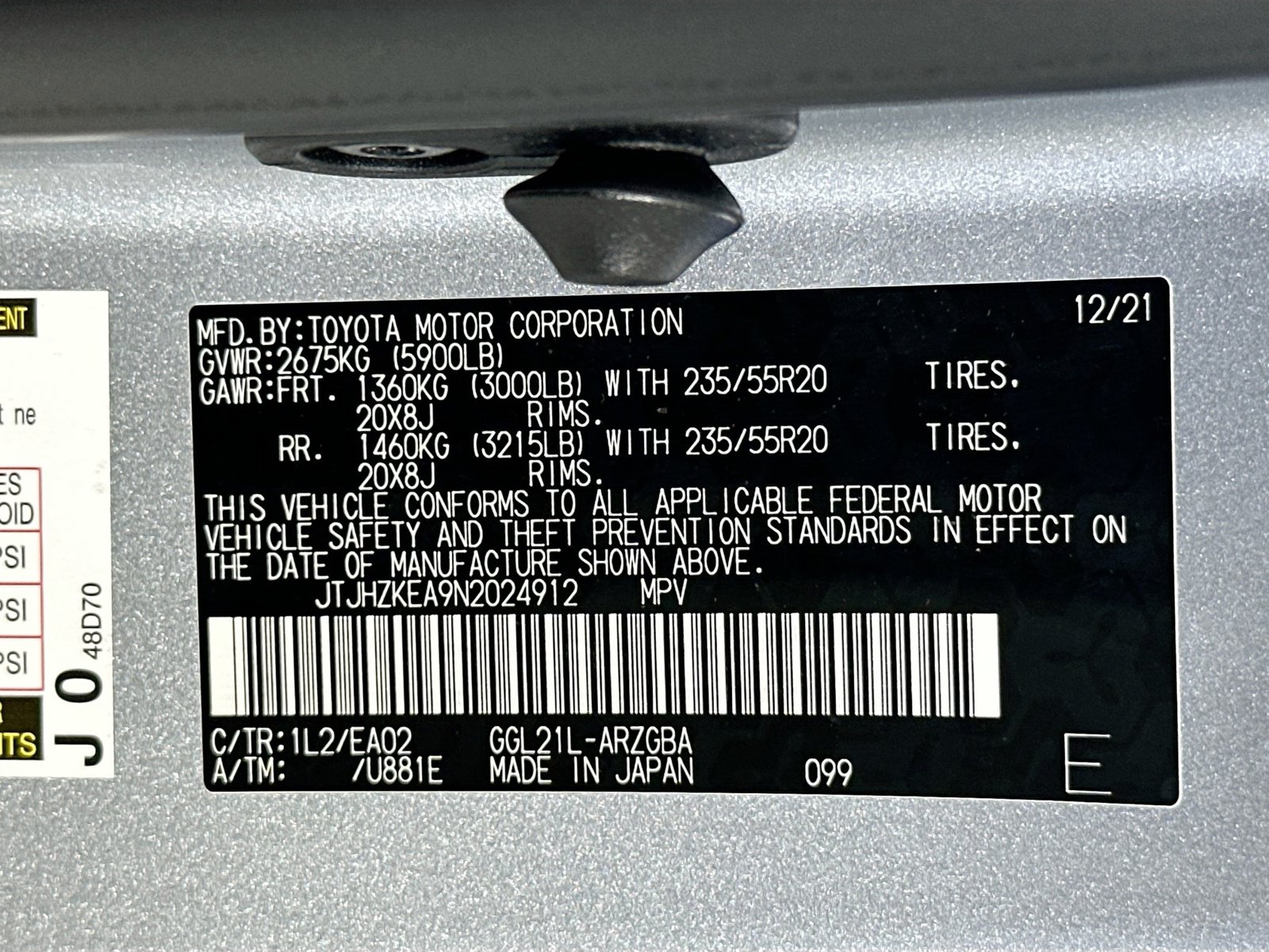 Used 2022 Lexus RX 350L FWD w/ Premium Package image 32