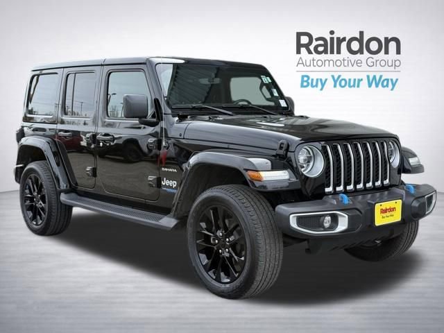 Used 2022 Jeep Wrangler Unlimited Sahara w/ Cold Weather Group image 1