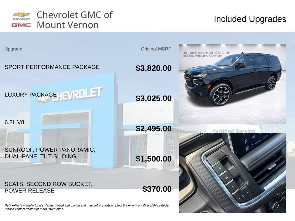 Used 2023 Chevrolet Tahoe RST w/ Sport Performance Package AWD/4WD image 6
