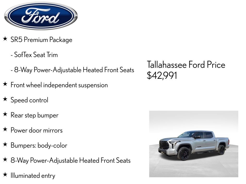 Used 2024 Toyota Tundra SR5 w/ SR5 Premium Package image 4