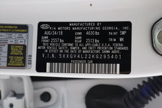 Used 2019 Kia Optima SX w/ SX Limited (Black) Package FWD image 37