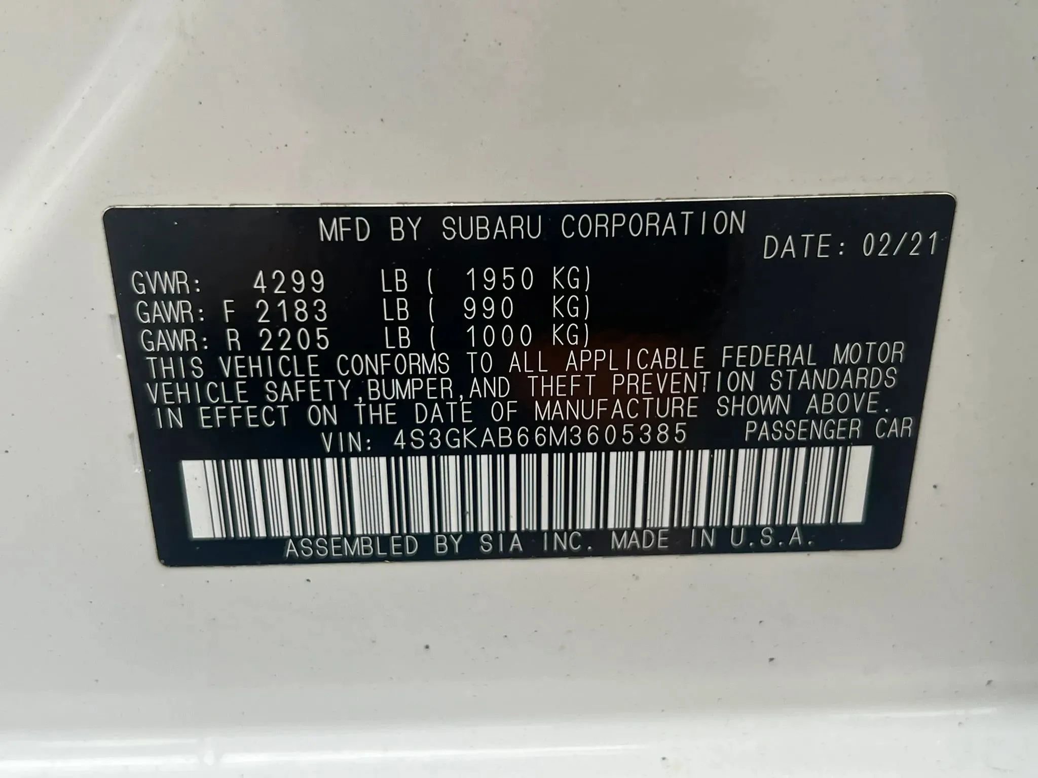 Used 2021 Subaru Impreza 2.0i image 31